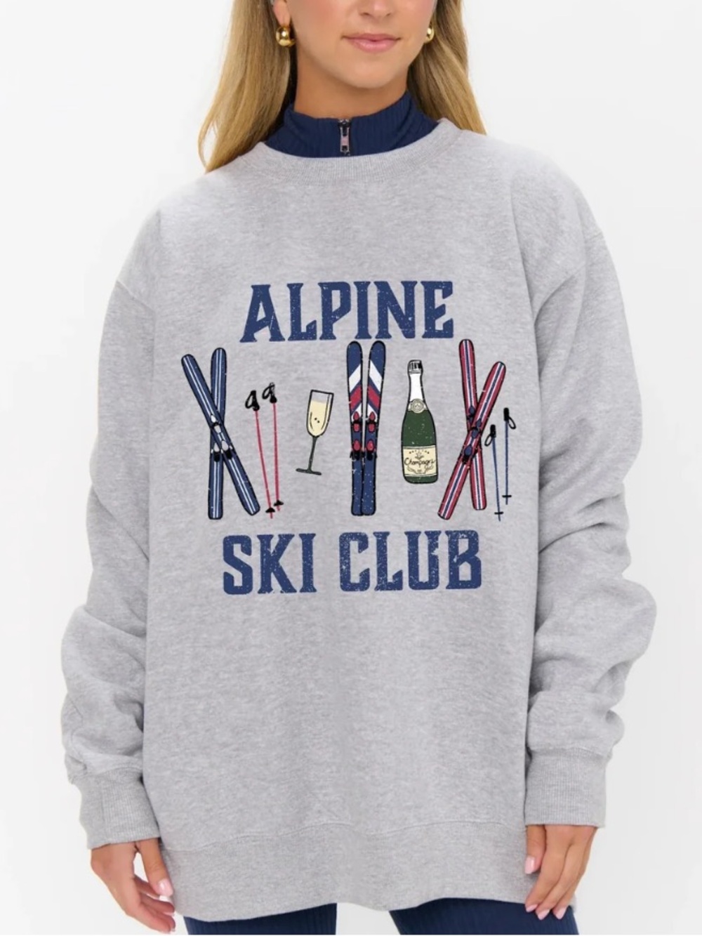 NWT!! Show Me Your Mumu Stanley Sweatshirt Ski Club